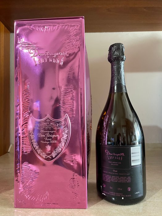 2008 Dom Pérignon, Lady Gaga Rosé Edition (2023 release) - Champagne Rosé - 1 Flaske (0,75L)