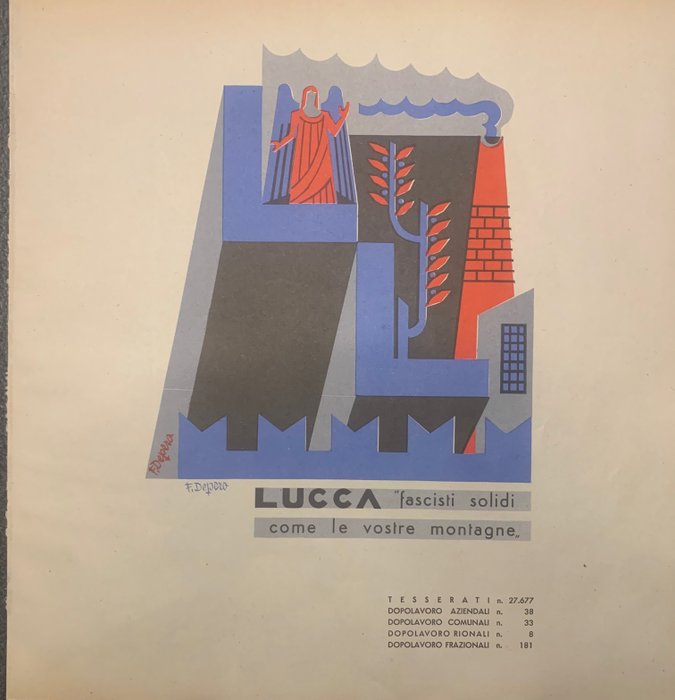 Fortunato Depero - Lucca - 1930‹erne