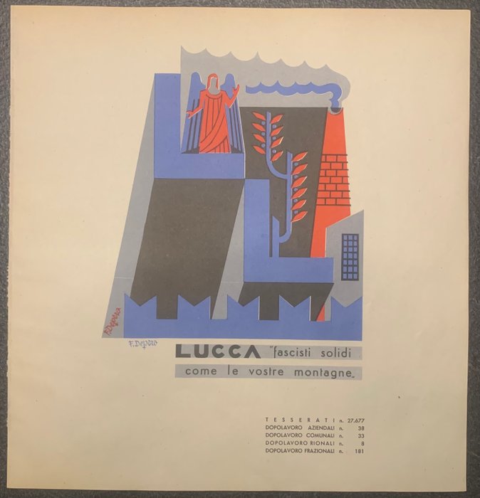 Fortunato Depero - Lucca - 1930‹erne