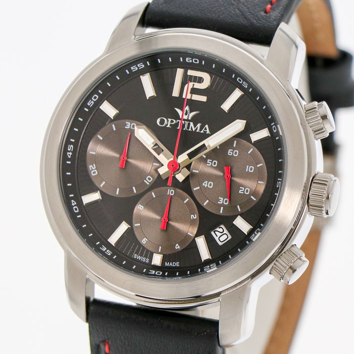 Optima - Swiss Chronograph - OSC399-SL-3 - Ingen mindstepris - Mænd - 2011-nu