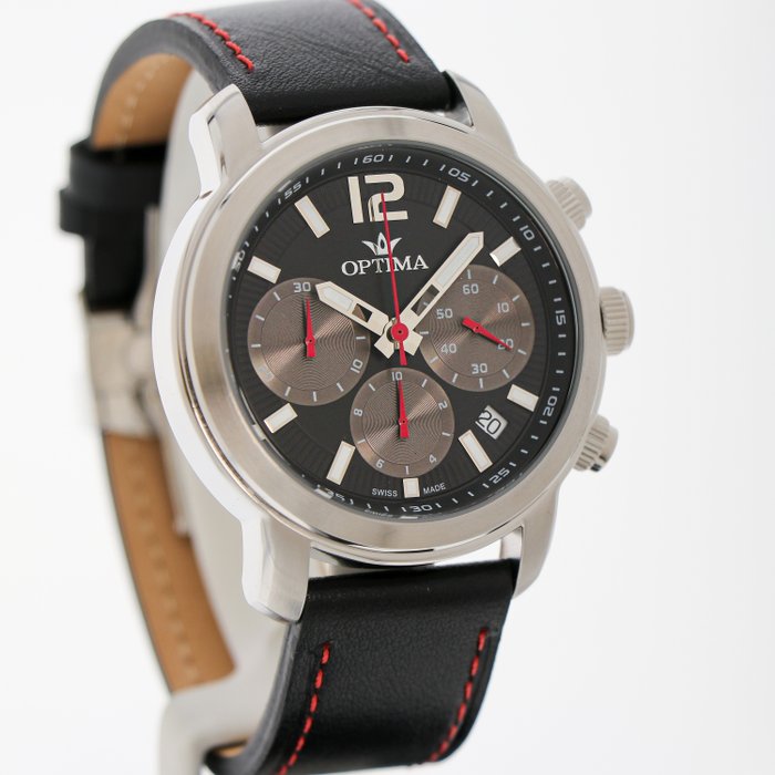 Optima - Swiss Chronograph - OSC399-SL-3 - Ingen mindstepris - Mænd - 2011-nu