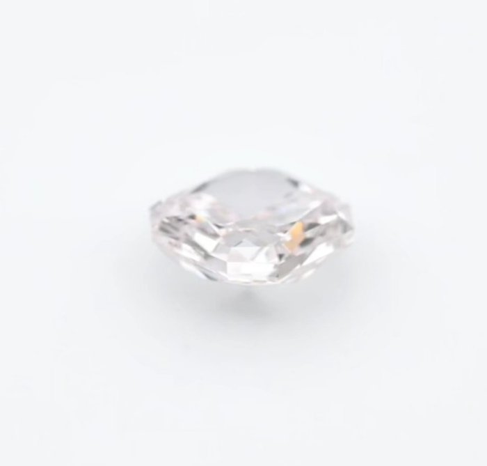 1 pcs Diamant  (Naturfarvet)  - 0.20 ct - Very light Ingen overtone Lyserød - SI2 - Gemological Institute of America (GIA)