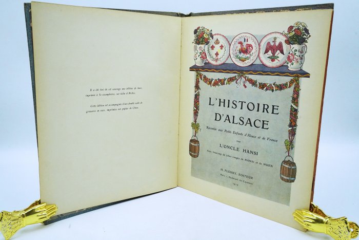 L'Oncle Hansi - L'histoire d'Alsace racontée aux petits enfants d'Alsace et de France - 1912