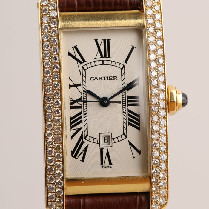 Cartier - Tank Américaine - 2483 - Kvinder - 2000-2010