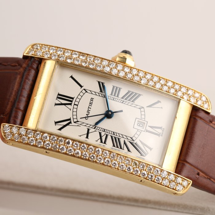 Cartier - Tank Américaine - 2483 - Kvinder - 2000-2010