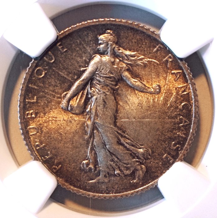 Frankrig Third Republic (1870-1940) Franc 1920 - NGC - MS63  (Ingen mindstepris)