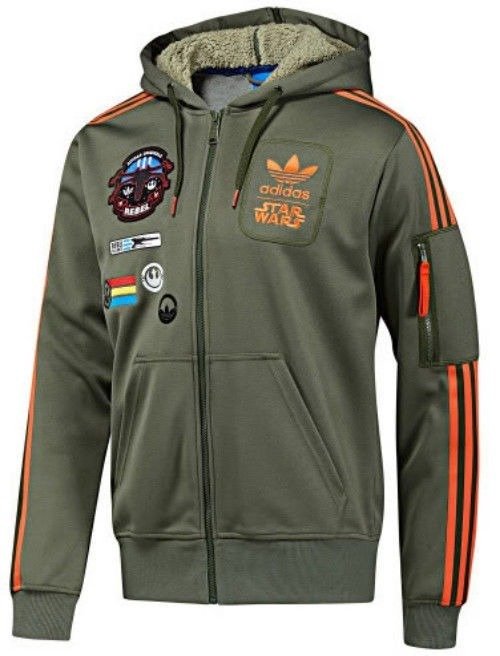 Star Wars - Adidas - Rebel XWing Military Han Solo Jacket - Limited Star Wars Edition - Size Large