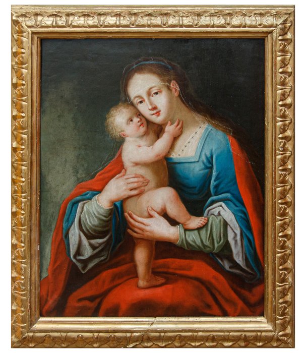 Scuola di Anversa (XVII) - Madonna con Bambino