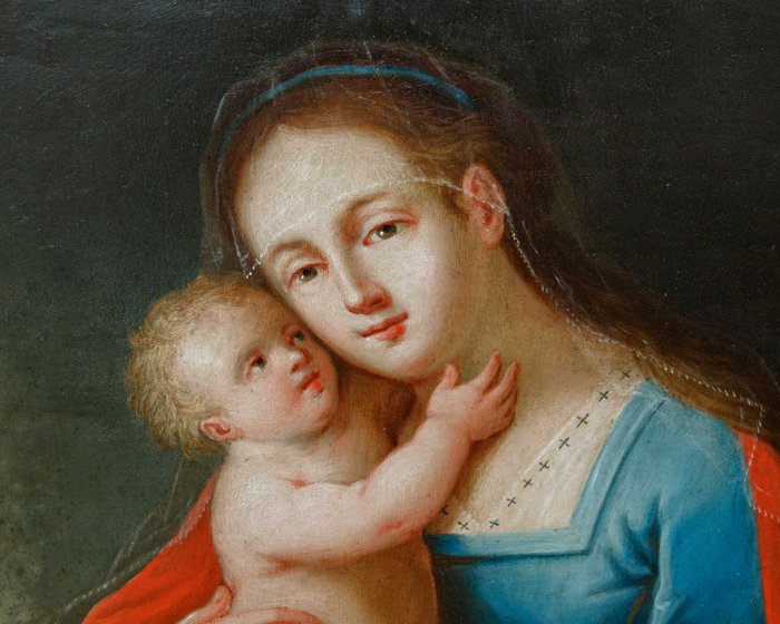 Scuola di Anversa (XVII) - Madonna con Bambino