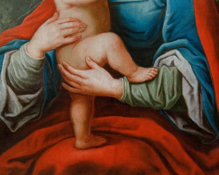 Scuola di Anversa (XVII) - Madonna con Bambino