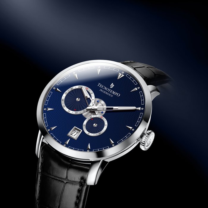 Tecnotempo - "Ingenious" - Blue Dial - Limited Edition 150PCS - - Ingen mindstepris - TT.ING.BL - Mænd - 2011-nu