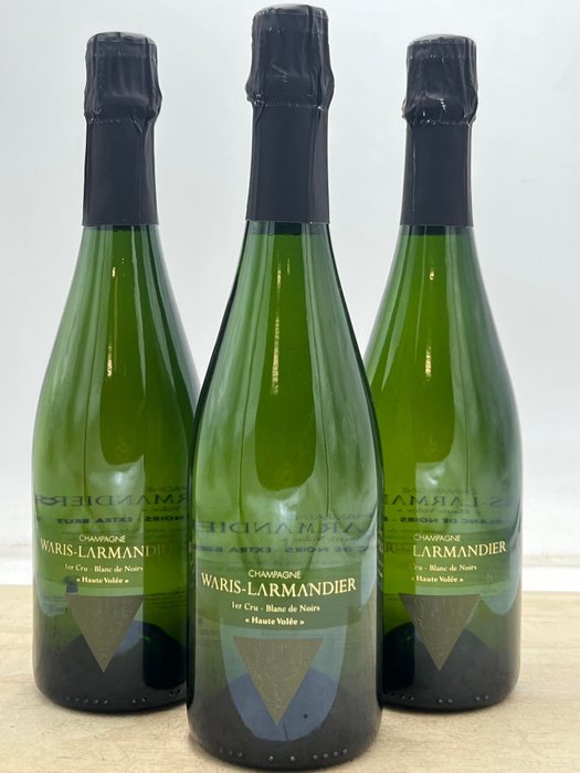 Waris-Larmandier, "Haute Volée" -  Extra-Brut - Champagne Blanc de Noirs - 3 Flasker (0,75 L)