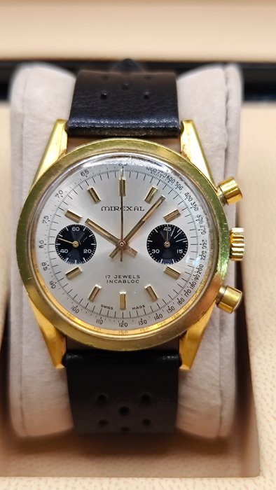 Mirexal - Panda Chronograph 7733 Cal. - Ingen mindstepris - 757.442 - Mænd - 1970-1979