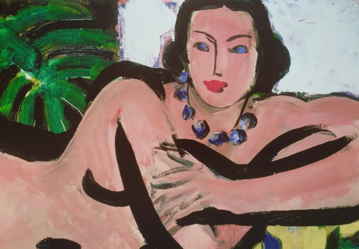 Henri Matisse (1869-1954) (after) - "Nude with Palms 1936" - (50x70cm)