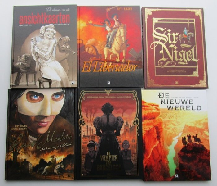 6x Dark Dragon Books - 6 volledige verhalen - 6 Album - Første udgave - 2020