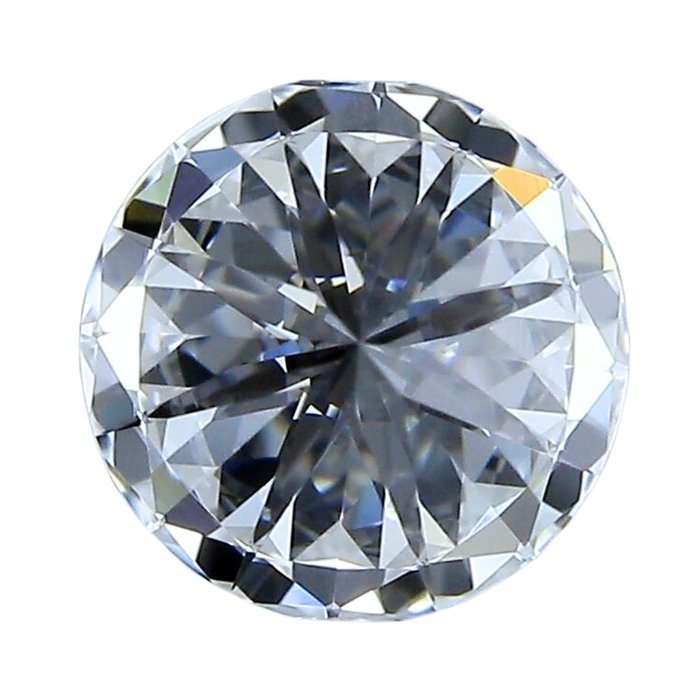 1 pcs Diamant  (Natur)  - 0.70 ct - Rund - D (farveløs) - IF - Gemological Institute of America (GIA)