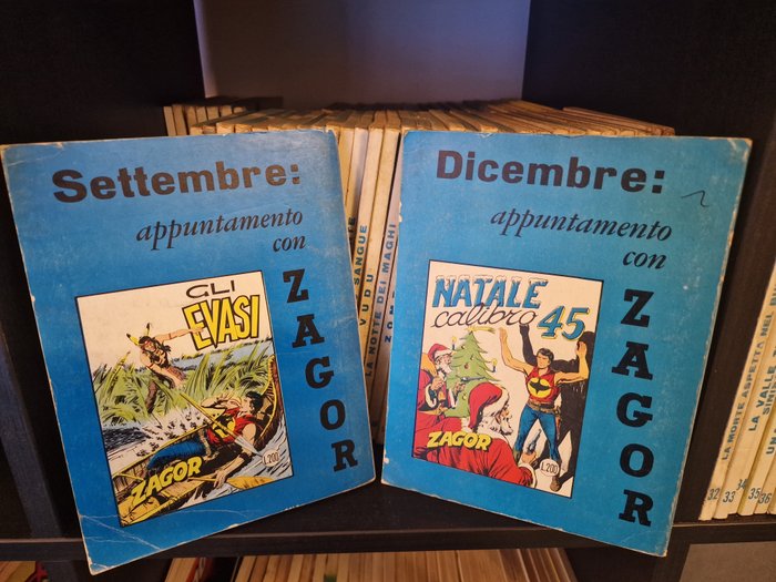 Zagor Zenit nn. 101, 104, 105, 107, 108, 111/114, 122/124, 126,127 - n. 111 con inserto - 14 Comic - Første udgave - 1992