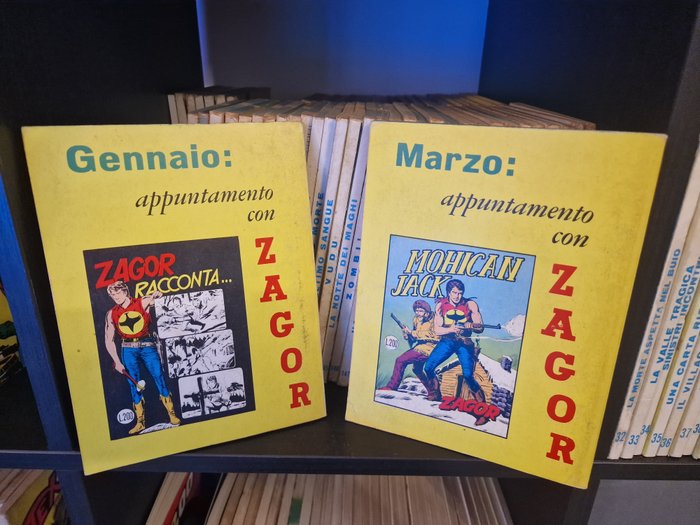 Zagor Zenit nn. 101, 104, 105, 107, 108, 111/114, 122/124, 126,127 - n. 111 con inserto - 14 Comic - Første udgave - 1992