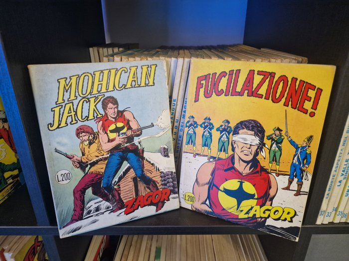 Zagor Zenit nn. 101, 104, 105, 107, 108, 111/114, 122/124, 126,127 - n. 111 con inserto - 14 Comic - Første udgave - 1992