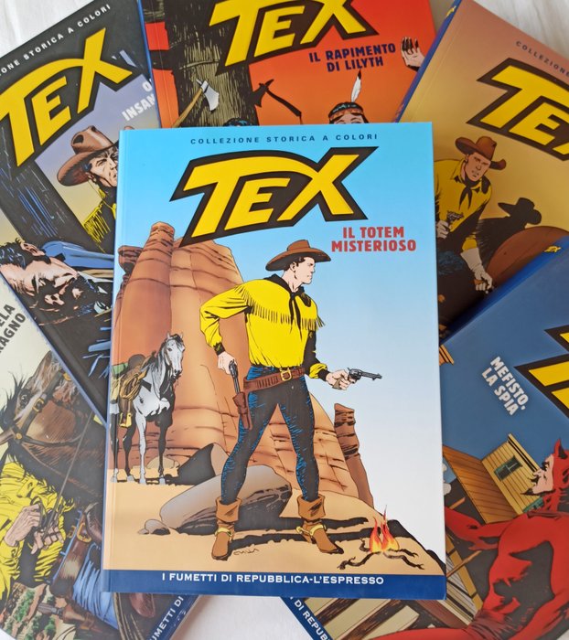 Tex, collezione storica a colori nn. 1/239 - sequenza completa in condizioni perfette - 239 Comic collection