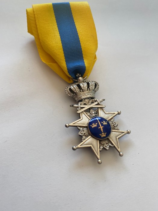 Sverige - Hær/infanteri - Militærmedalje - Sværdets Medaljeorden/Svärdsorden