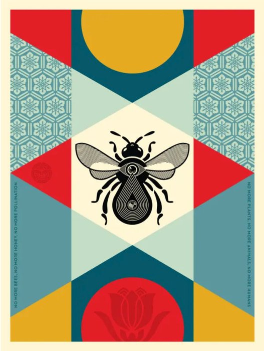 Shepard Fairey (OBEY) (1970) - Bee Geometric