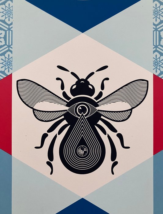 Shepard Fairey (OBEY) (1970) - Bee Geometric