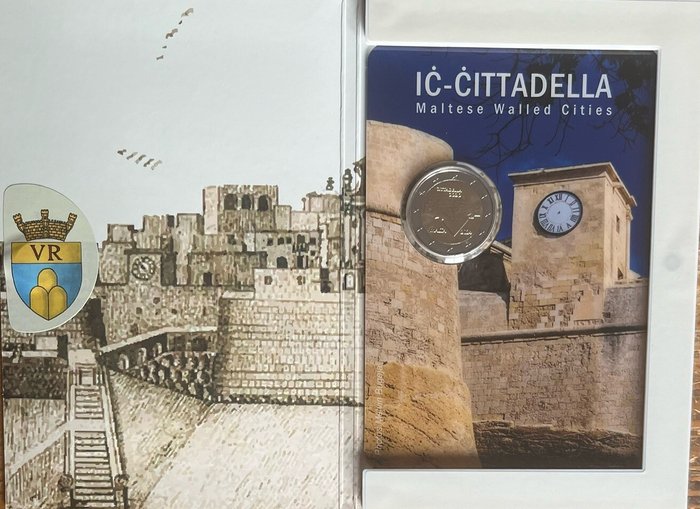 Malta. 2 Euro 2024 "Honey Bee" + "Cittadella" (2 stuks)  (Ingen mindstepris)