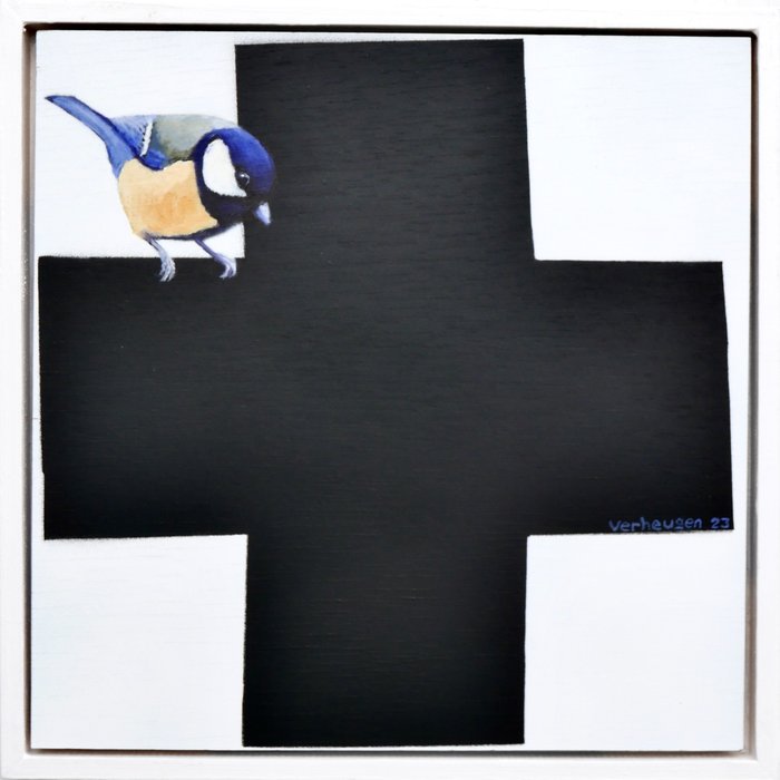 Jos Verheugen - Free after Malevich with Great Tit (M845)