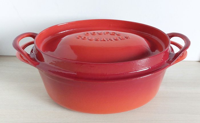 Le Creuset, Cousances - Kasserolle -  DOUFEU - Støbejern, emalje - Fremstillet i Frankrig