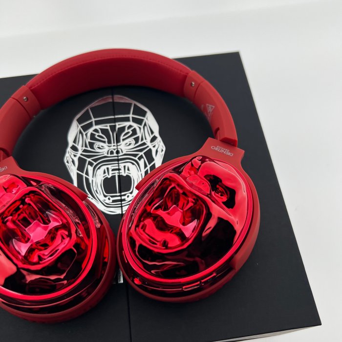 Richard Orlinski (1966) - Headphones King Kong - Red Metallic