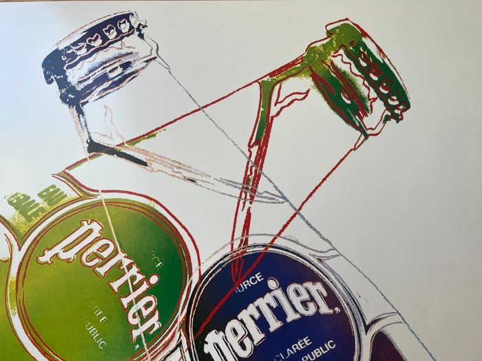 Andy Warhol (after) - Poster Pubblicitario-SOURCE PERRIER EAU NATURELLE - 1990‹erne