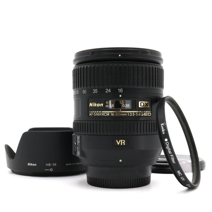 Nikon AF-S 16-85mm f/35-56G ED VR DX zoom objectief Kameralinse