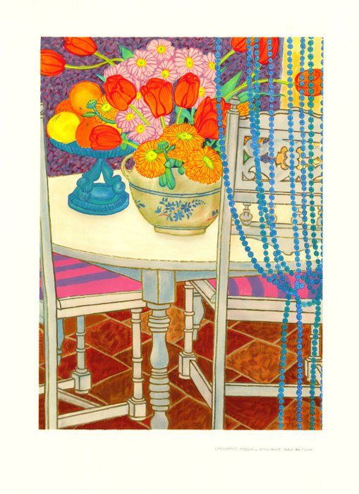 Frederick Arthur JESSUP (1920 - 2007) - Table aux fleurs