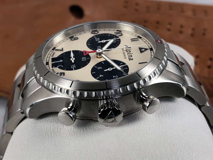 Alpina - Startimer Pilot Chronograph - AL-372WB4S26B - Mænd - 2011-nu