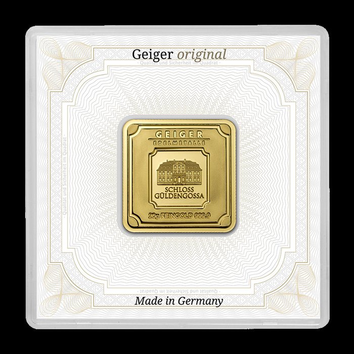 20 gram - Guld 999 - Geiger Edelmetalle, Germany - Forseglet