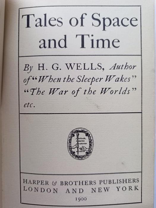 H. G. Wells - Tales of Space and Time - 1900