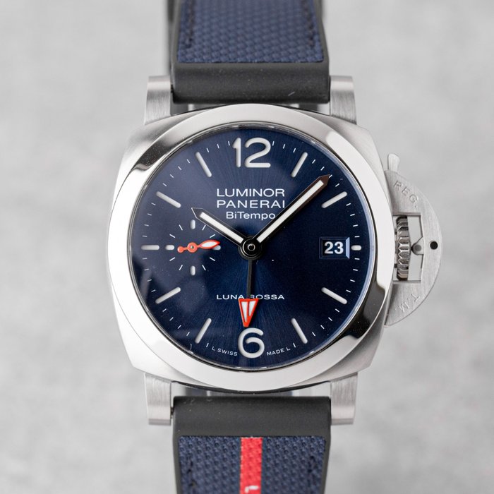 Panerai - Luminor Quaranta Bitempo Luna Rossa - PAM01404 - Mænd - 12/2023