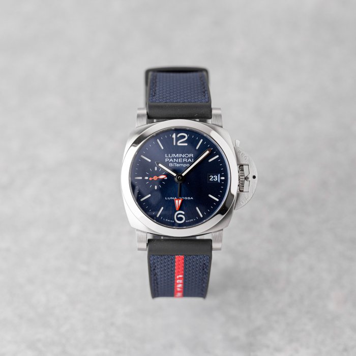 Panerai - Luminor Quaranta Bitempo Luna Rossa - PAM01404 - Mænd - 12/2023