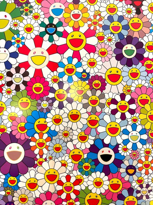 Takashi Murakami (1962) - Could Reach That Field Of Flowers, I Would Die Happy