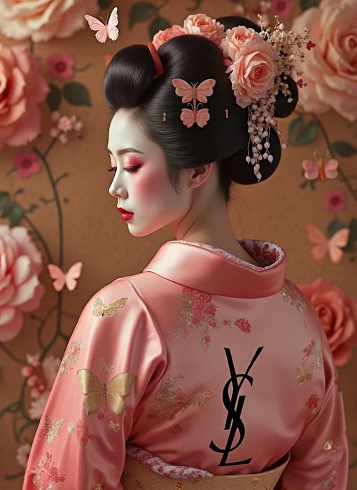 Hiroshi (1981) - Geisha at The YSL Fashion Week (Toile L)