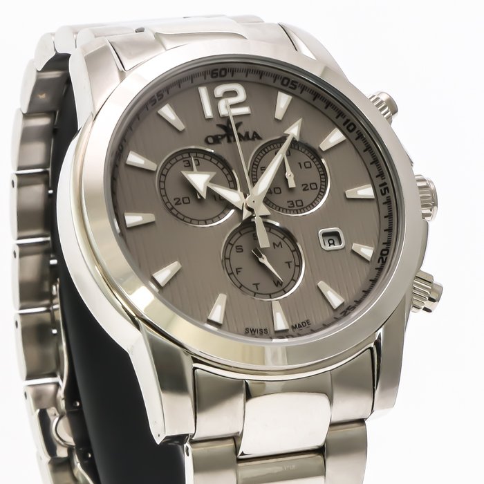 Optima - Swiss Chronograph - OSC307-SS-2 - Ingen mindstepris - Mænd - 2011-nu