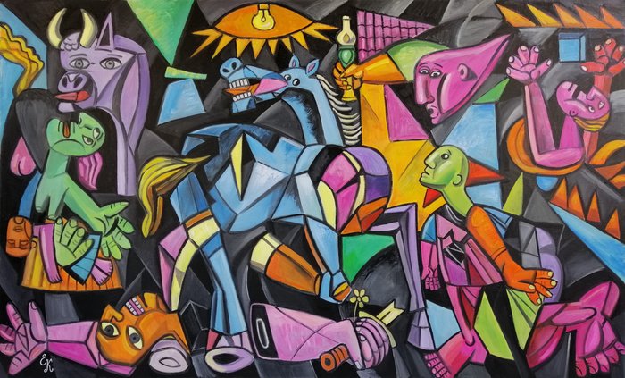 Elena Khmeleva (1966) - Guernica. Variante. XXL