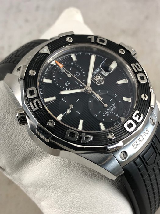 TAG Heuer - Aquaracer 500M Chronograph Automatic - CAJ2110.FT6023 - Mænd - 2011-nu