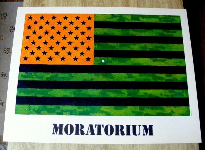 Jasper Johns (after) - Moratorium - 1960‹erne