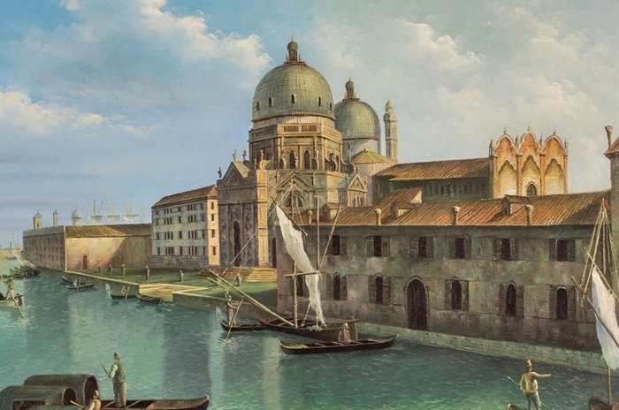 Giovanni Antonio Canal detto Canaletto (1697-1768), Seguace di - Veduta del Canal Grande