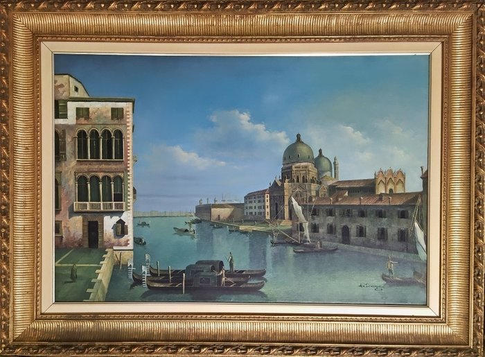 Giovanni Antonio Canal detto Canaletto (1697-1768), Seguace di - Veduta del Canal Grande