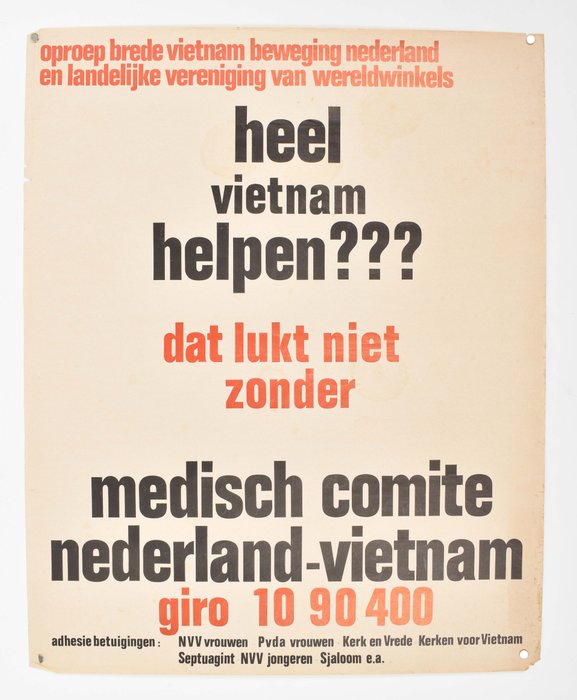 Anonymous - Five Dutch counterculture posters - 1970‹erne