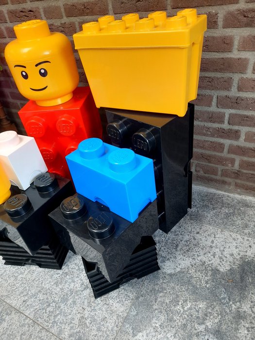 Lego - 9x opbergbakken van LEGO