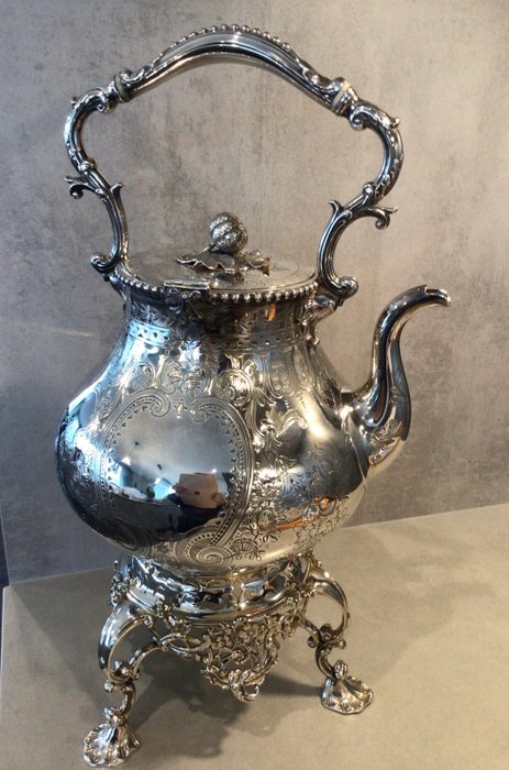 Samovar - .800 sølv - Antik samovar 800 stavelse